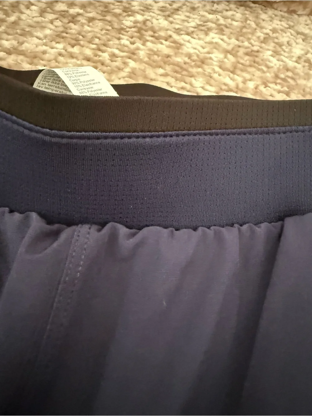 Fabletics Fundamental Shorts Unlined Men's XL Athletic Navy Blue Gym - Picture 3 of 5